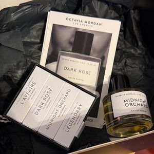 NEW Octavia Morgan Midnight Orchard full size perfume + 4 piece discovery set